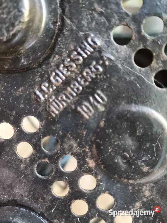 Stara lampa kolejowa z lat 40 tych Art Deco małopolskie Kraków