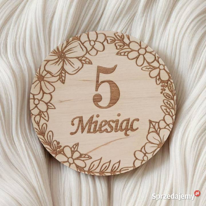 Drewniane Tabliczki z Miesiącami Do Sesji Kraków