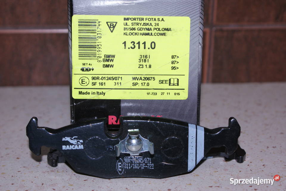 Raicam Klocki Hamulcowe Tył Bmw 5 E28 518 13110 Pozostałe Białobrzegi