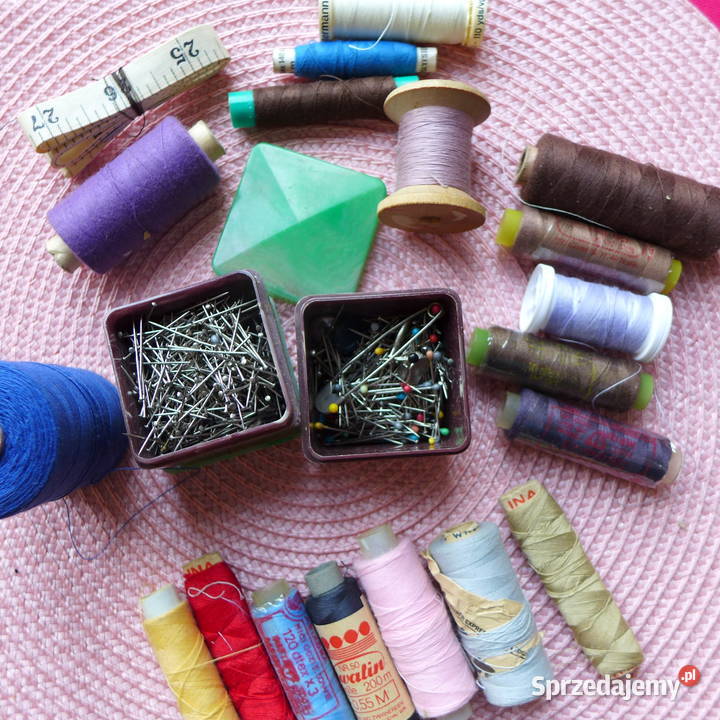 Oryginalne nici VINTAGE PAMIĄTKA PRL szpulki Pozostałe Warszawa