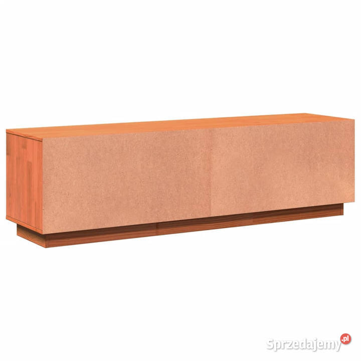 Szafka RTV woskowy brąz 140x35x40 lite drewno Warszawa