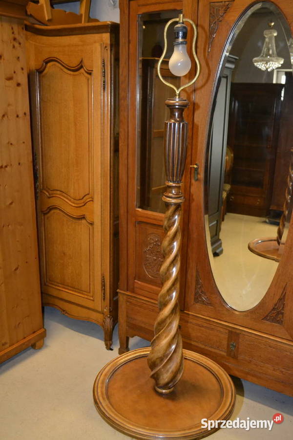 lampa podłogowa orzech Będzin