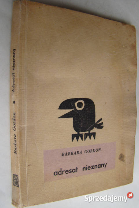 Adresat nieznany Barbara Gordon kryminał Proza i poezja Limanowa