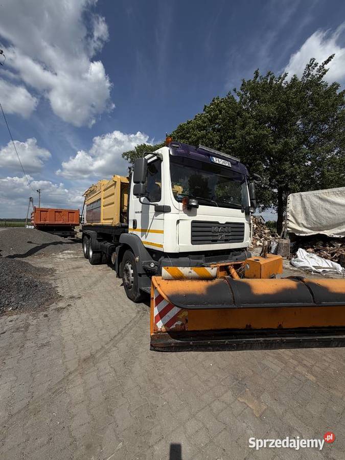 MAN 6x4 pługopisakarka auto specjalne zimowe Parczew