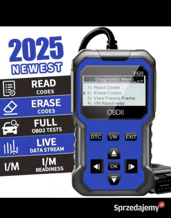 Skaner V420 OBD2 diagnostyka samochodu nowy