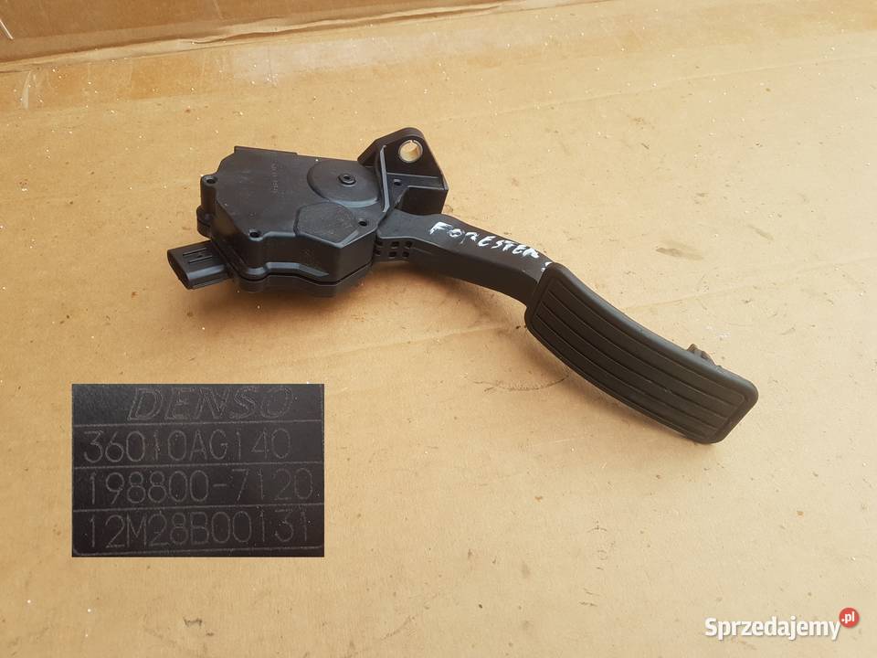 Subaru Forester 3 SH pedał przyspieszenia gazu osobowe Układ elektryczny Układ elektryczny