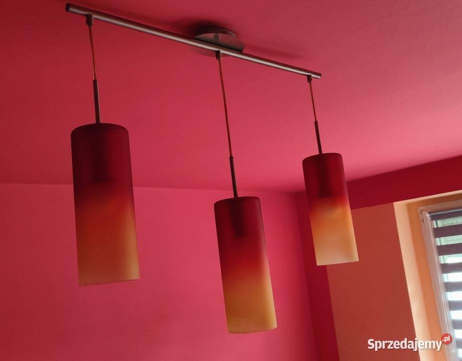 Lampa sufitowa i dwie lampki nocne komplet wielkopolskie Żodyń