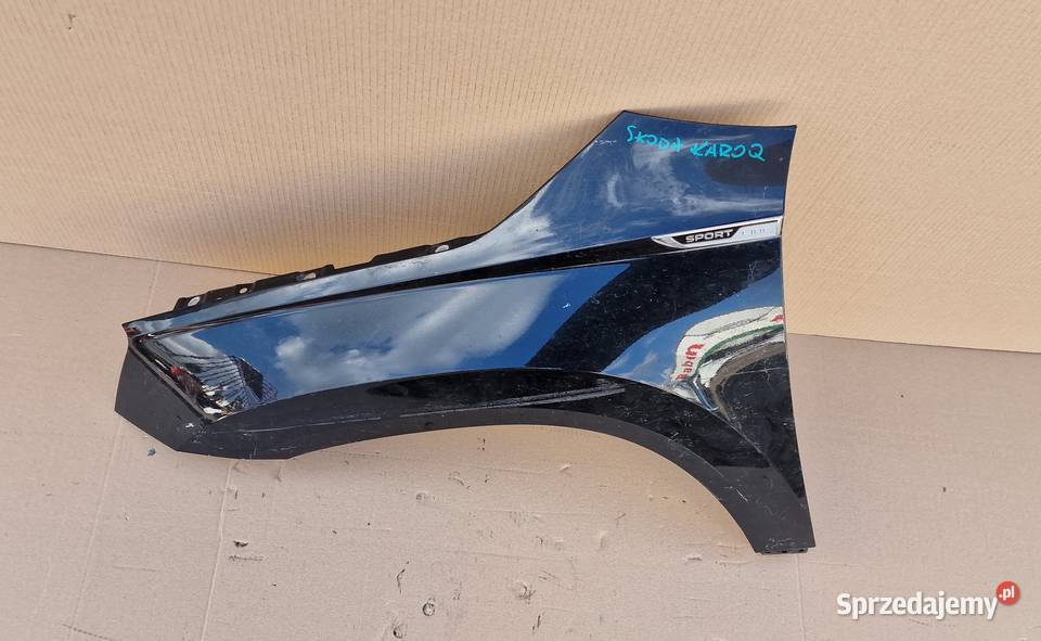 SKODA KAROQ BŁOTNIK LEWY PRZÓD części blacharskie lubuskie Bieleń