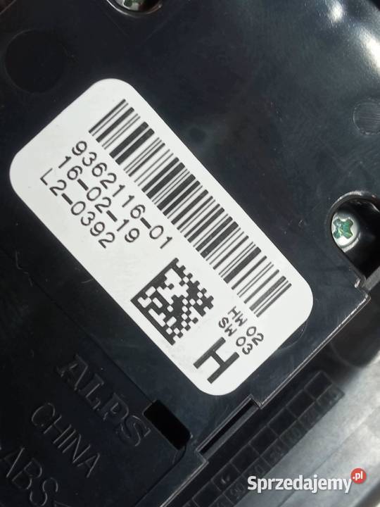 PRZEŁĄCZNIK SZYB LEWY PRZÓD 9362116 9318704 Bmw