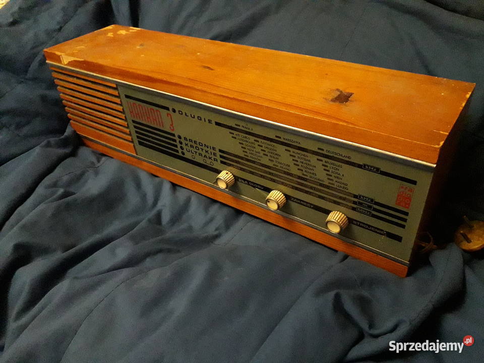 Lampowe radio KANKAN 3 gra Amplitunery Warszawa