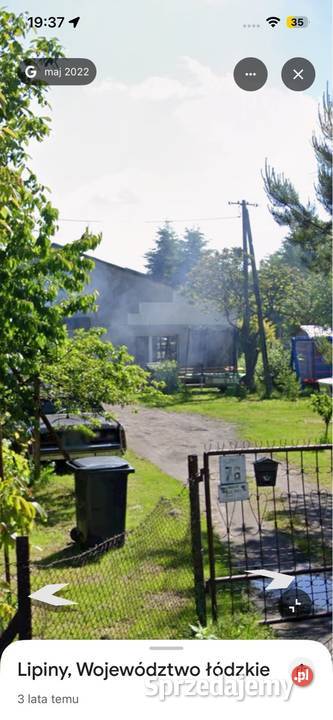 Działka z budynkami A1 łódzkie Teolin