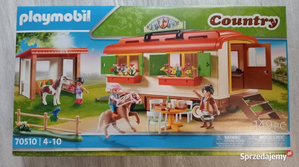 Zestaw klocków Playmobil 70510 Kemping z Klocki lubuskie Żary sprzedam