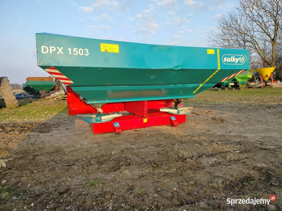 Rozsiewacz siewnik do nawozu wapna sulky dpx nieuszkodzony Rozsiewacze nawozów Wymokłe