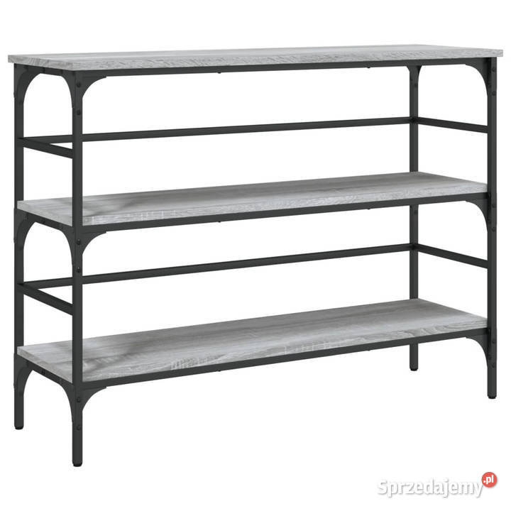 Stolik konsolowy szary dąb sonoma 100x32x75 mazowieckie Warszawa