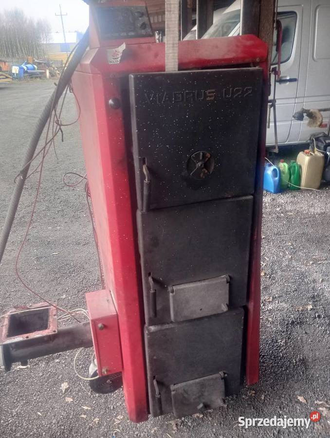 Piec żeliwny na ekogroszek wiadrus 24kw Koziegłowy