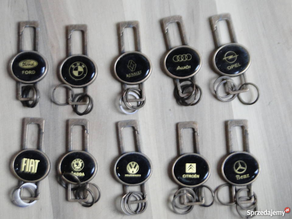 Breloczki samochodowe różne Poznań sprzedam