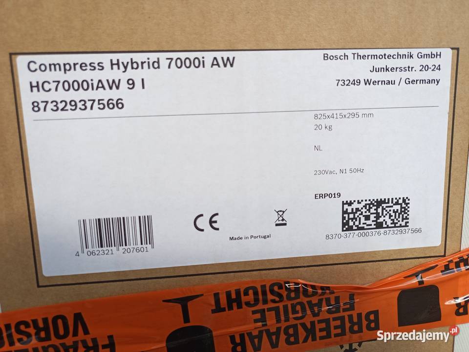 Bosch Compress Hybrid 7000i AW Jednostka Pompy ciepła Jelenia Góra