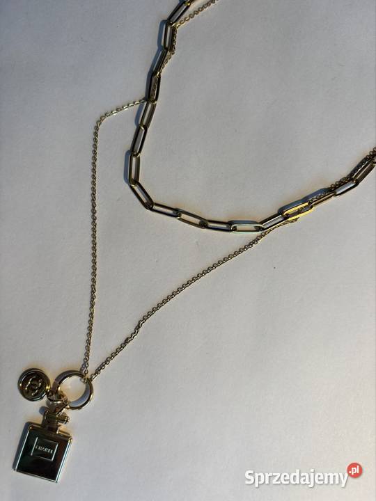 Naszyjnik z charms Chanel pozłacane sprzedam