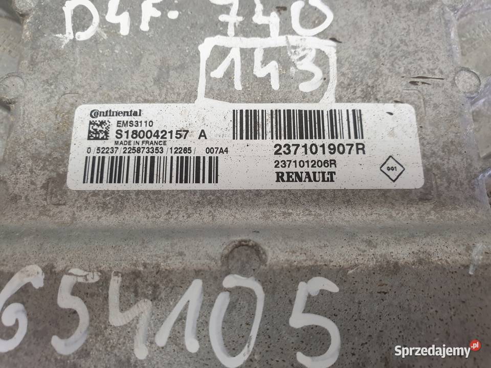 Renault Clio III 12 16V STEROWNIK SILNIKA lubelskie Rudka