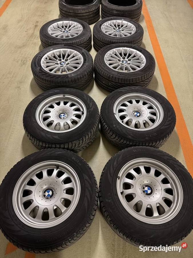Koła zimowe 4x BMW E39 Alufelgi Style 31 Nokian mazowieckie Warszawa sprzedam
