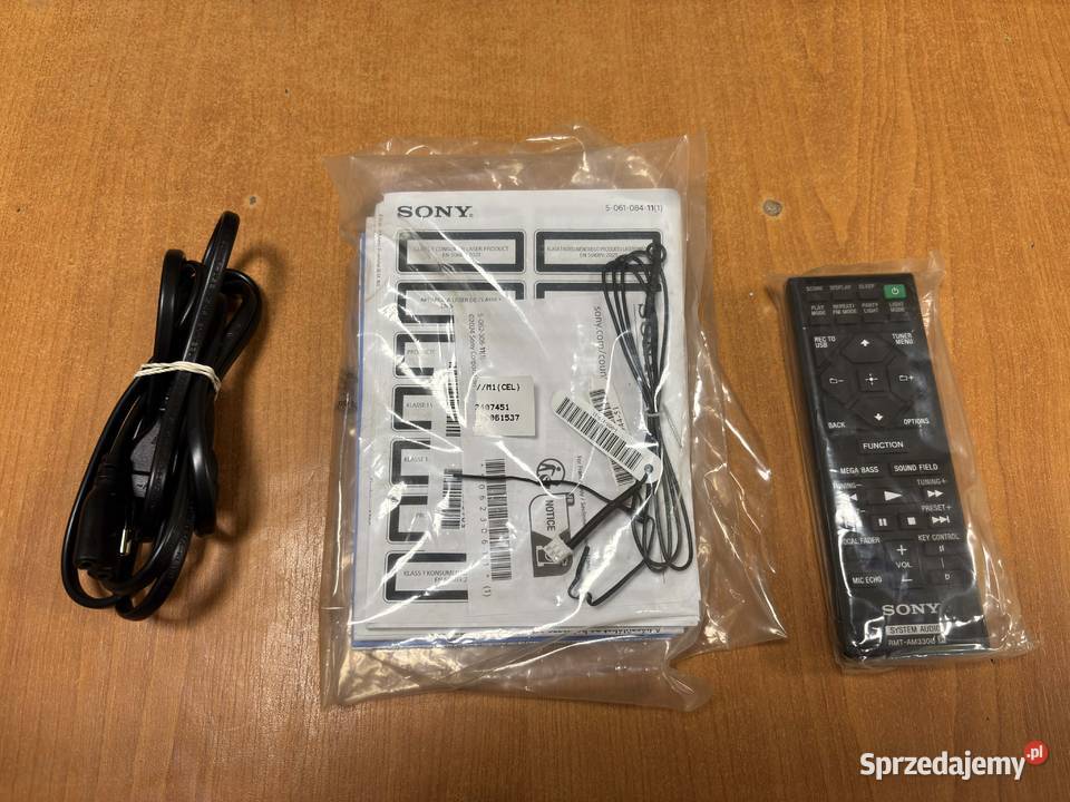 System Audio Sony MHCV13 Czarny 150 W Komplet Elbląg sprzedam