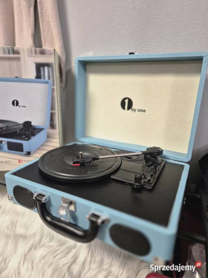 Gramofon walizkowy RETRO 1byone Bluetooth Gramofony Rzeszów sprzedam