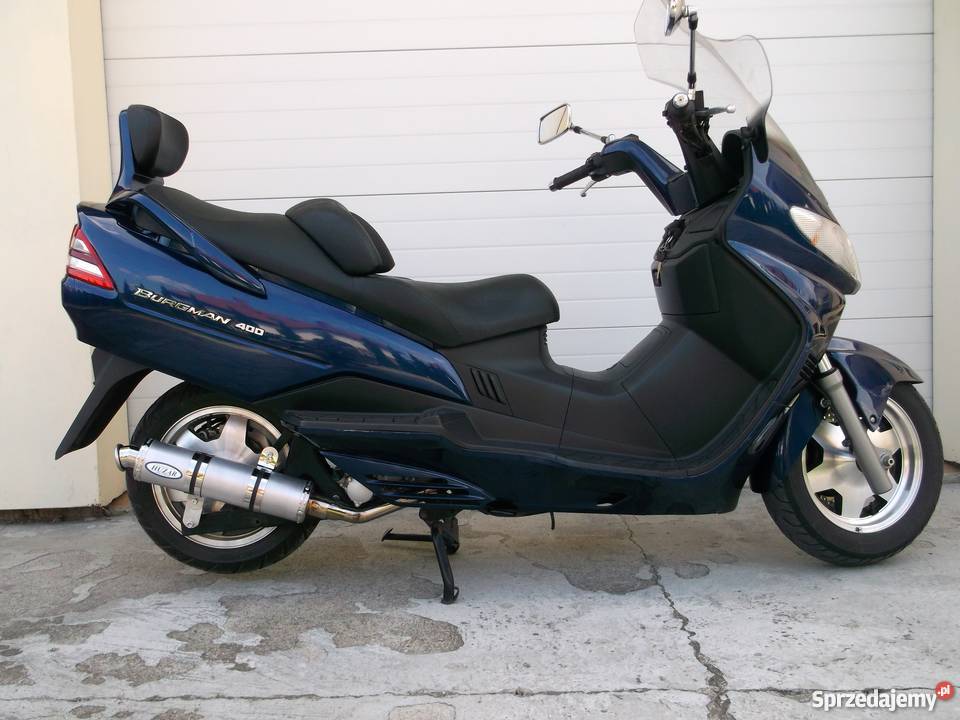 HUZAR EXHAUST wydech tłumik OWAL SUZUKI BURGMAN sprzedam