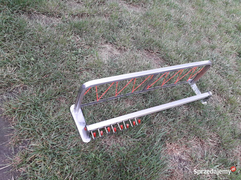 Wieszak metalowy chrom żyłka prl vintage loft Warszawa