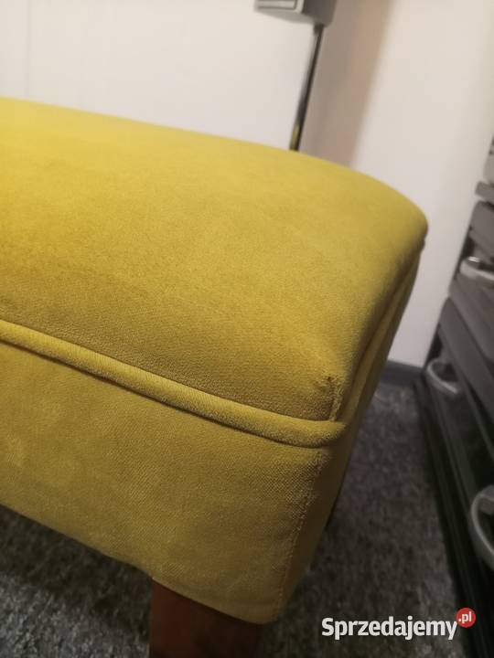 Pufa Podnóżek Zielony Oliwkowy NOWY Pufy i podnóżki Biała Rawska