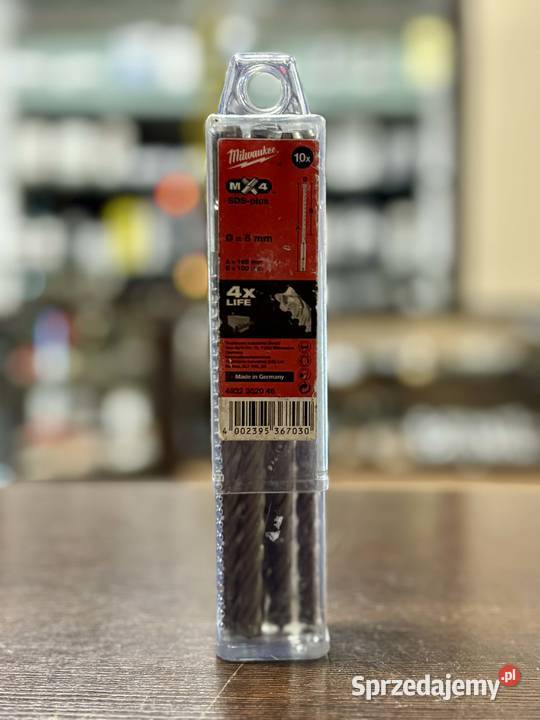 Wiertła do betonu zbrojonego SDS PLUS 8 x 100165 Elbląg