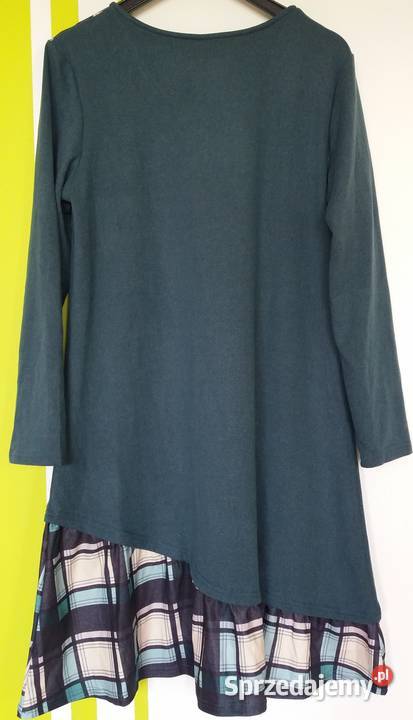 L Nowa sukienka o linii A Maria Gabriele Z falbankami  śląskie Gliwice