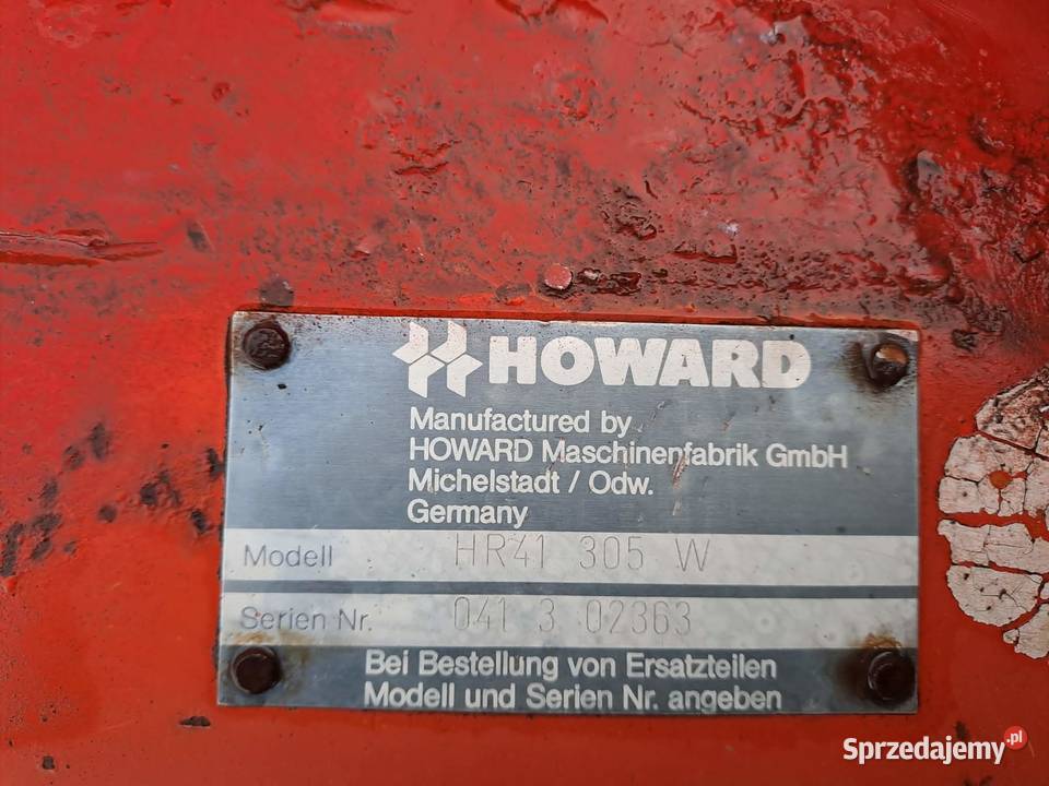 Glebogryzarka Howard 3m Chojnice sprzedam