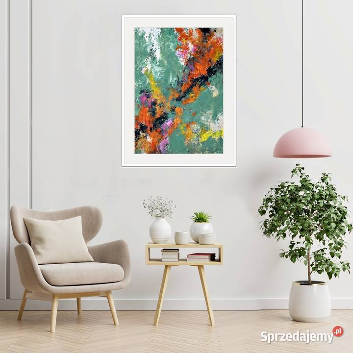 Secret garden 1 obraz abstrakcyjny nowoczesny Malbork