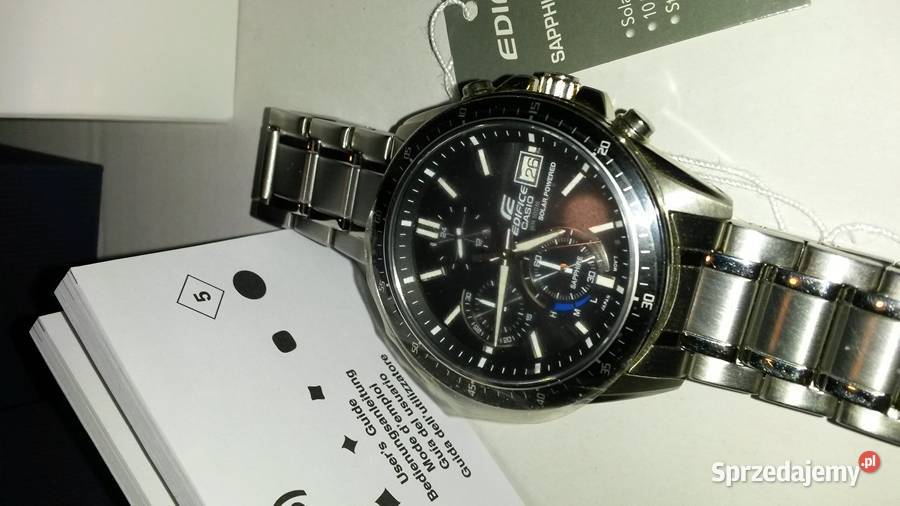 Zegarek męski solarny Casio Edifice chronograf