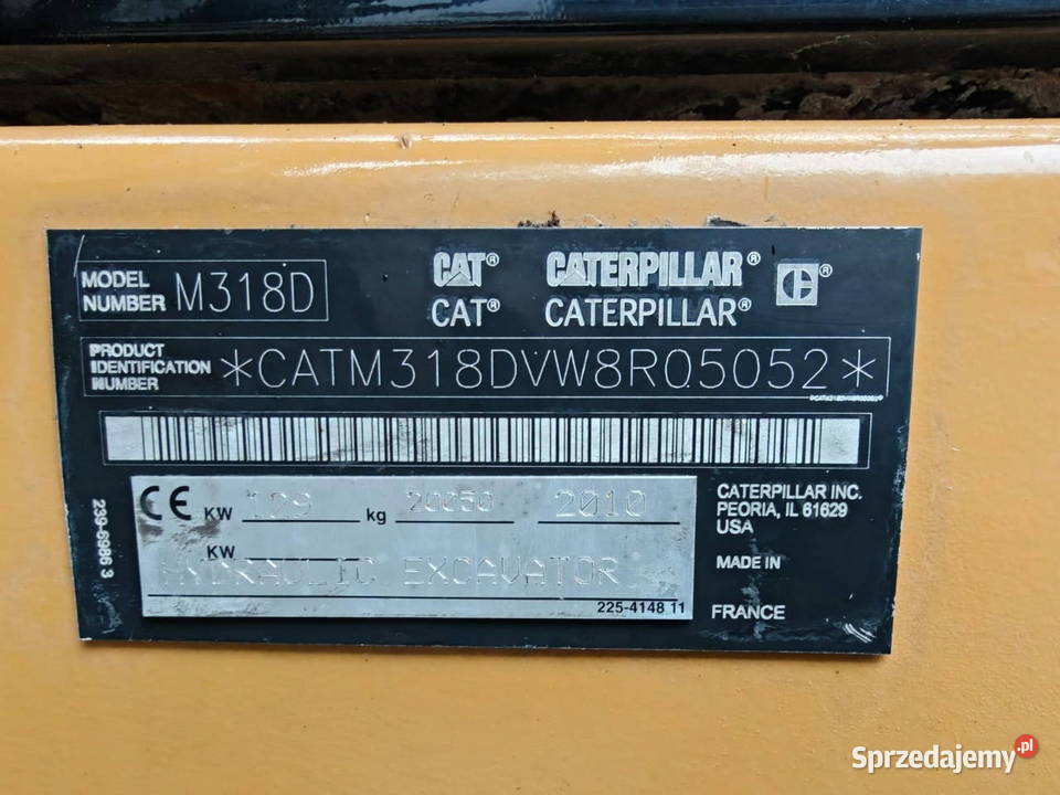 Koparka kolowa przeladunkowa Caterpillar M 318 D mazowieckie