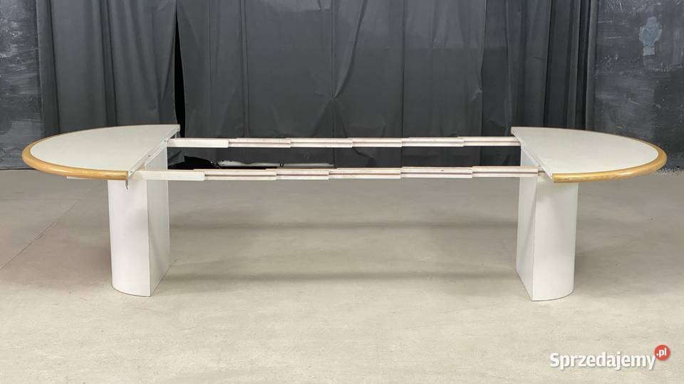 Duży drewnany stół rozkładany 3m masywny biały 307cm sprzedam