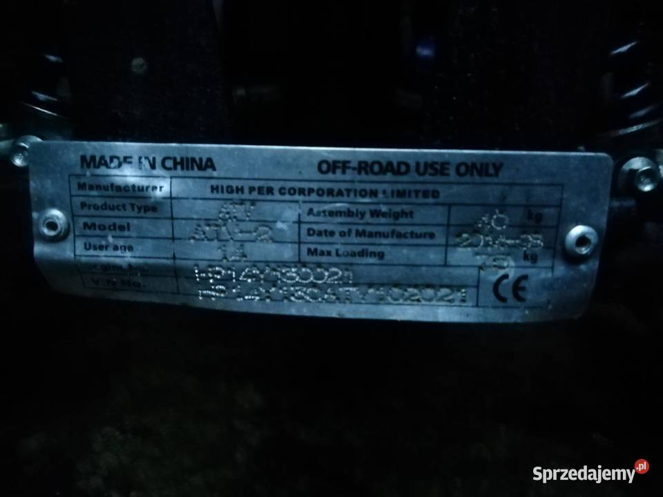 Quad dziecięcy spalinowy kład 50 nowy silnik