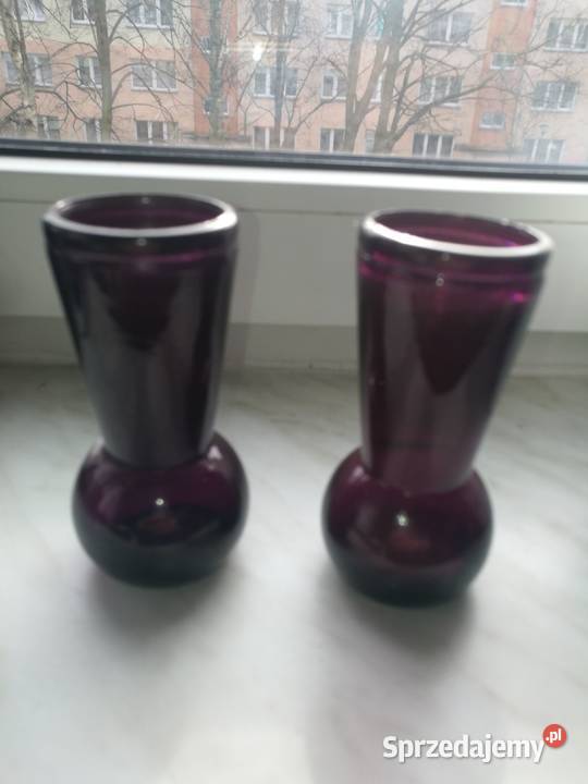 Wazonik prądniczanka fiolet bakłażan Choszczno