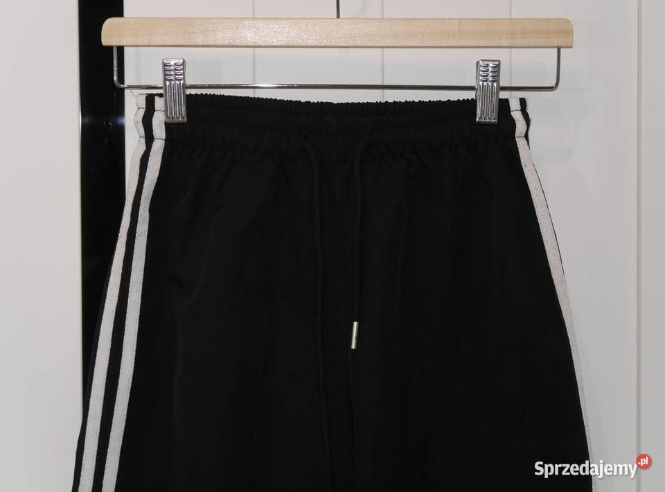 Shein świetne spodnie szerokie nogawki 32 XXS Długie Spodnie Wrocław