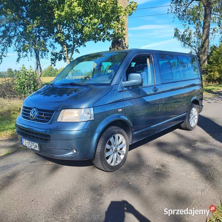 VW T5 19 TDI Caravelle Transporter 8 osobowy kupiony w Polsce