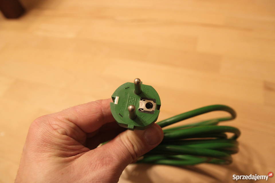 Przewód DEFA kabel zielony 5m zewnętrzny 460921, Jaworzno