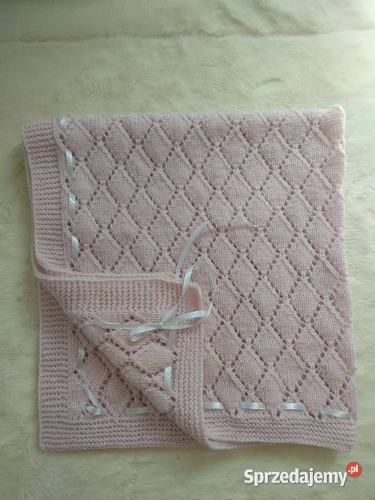 Kocyk różowy koc baby pink eco Warszawa