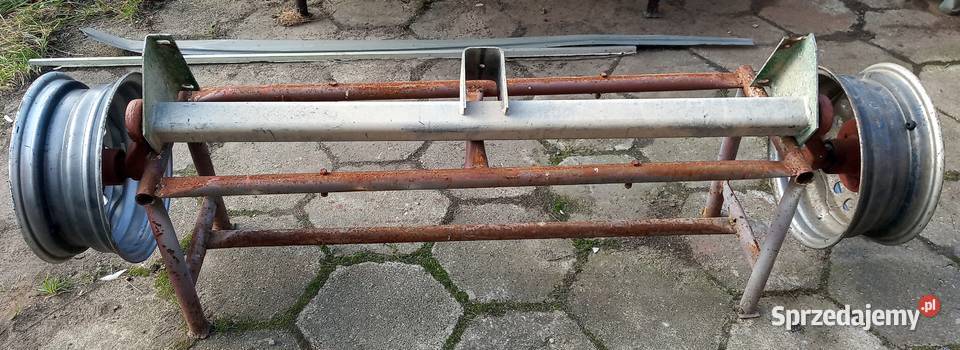 Oś skrętna do przyczepy kempingowejtowarowej Resko