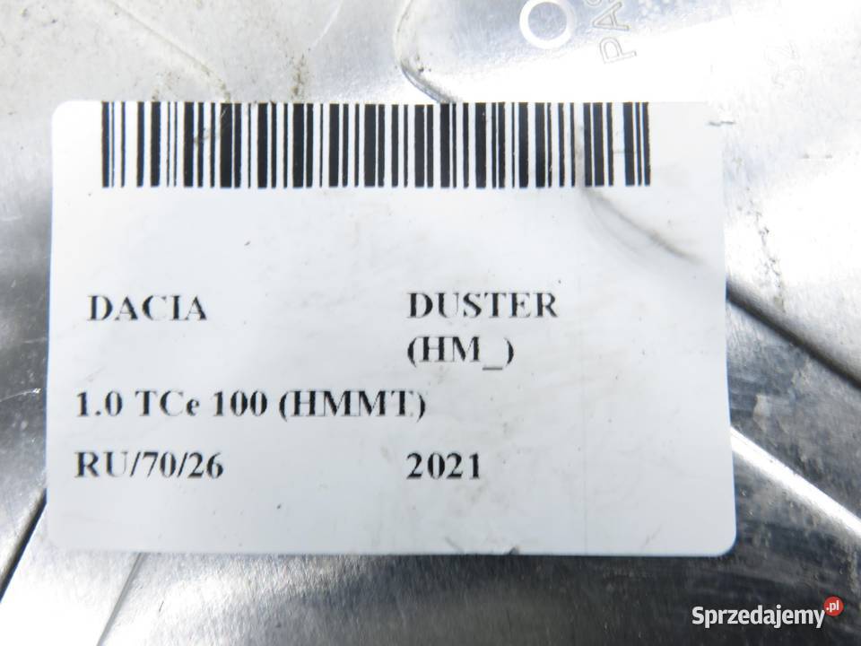 STEROWNIK DACIA DUSTER 10 TCe 616000589