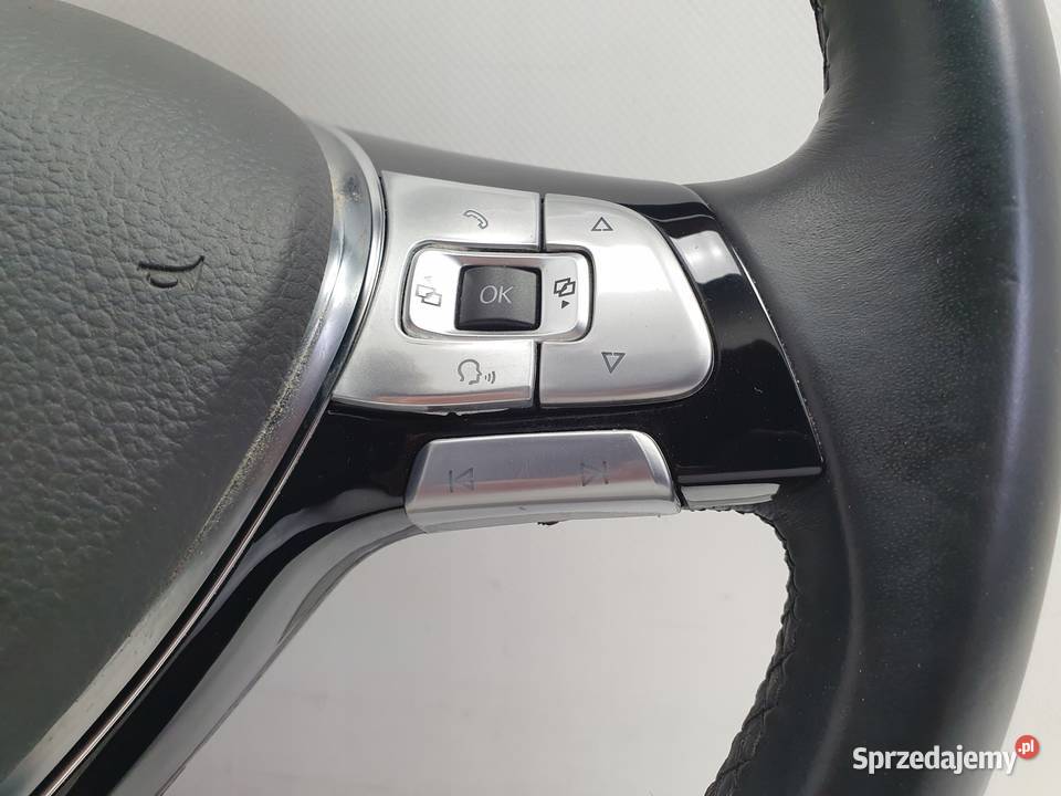 VW Golf VII R LINE KIEROWNICA SKÓRZANA ŁOPATKI Rudka