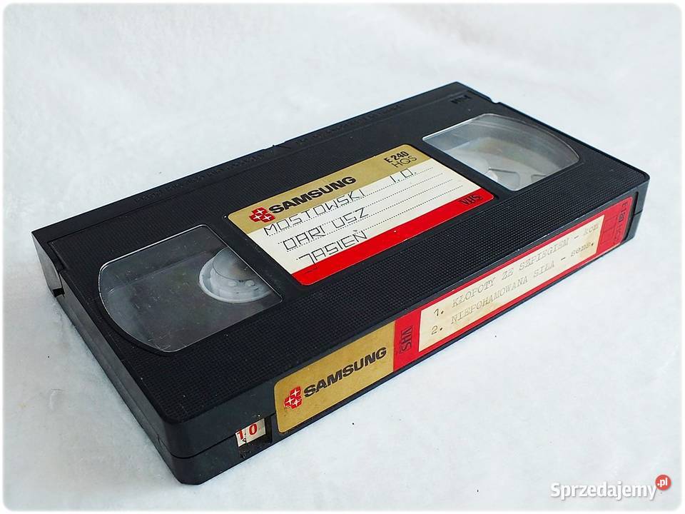 Kaseta VHS 240 minut Kłopoty szipegiem Kultura i Rozrywka Żary