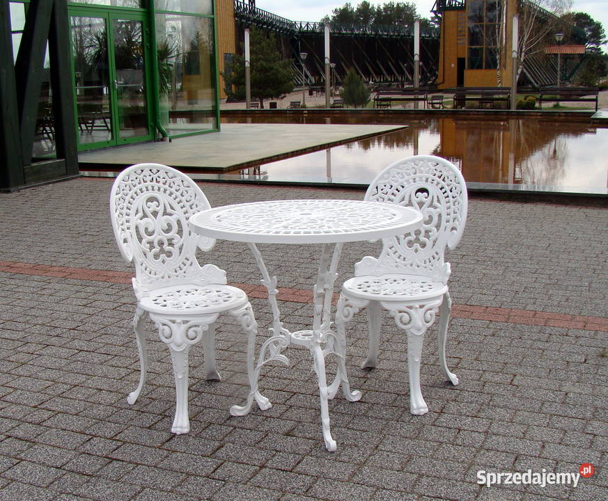 meble ogrodowe żeliwne komplet Gołdap
