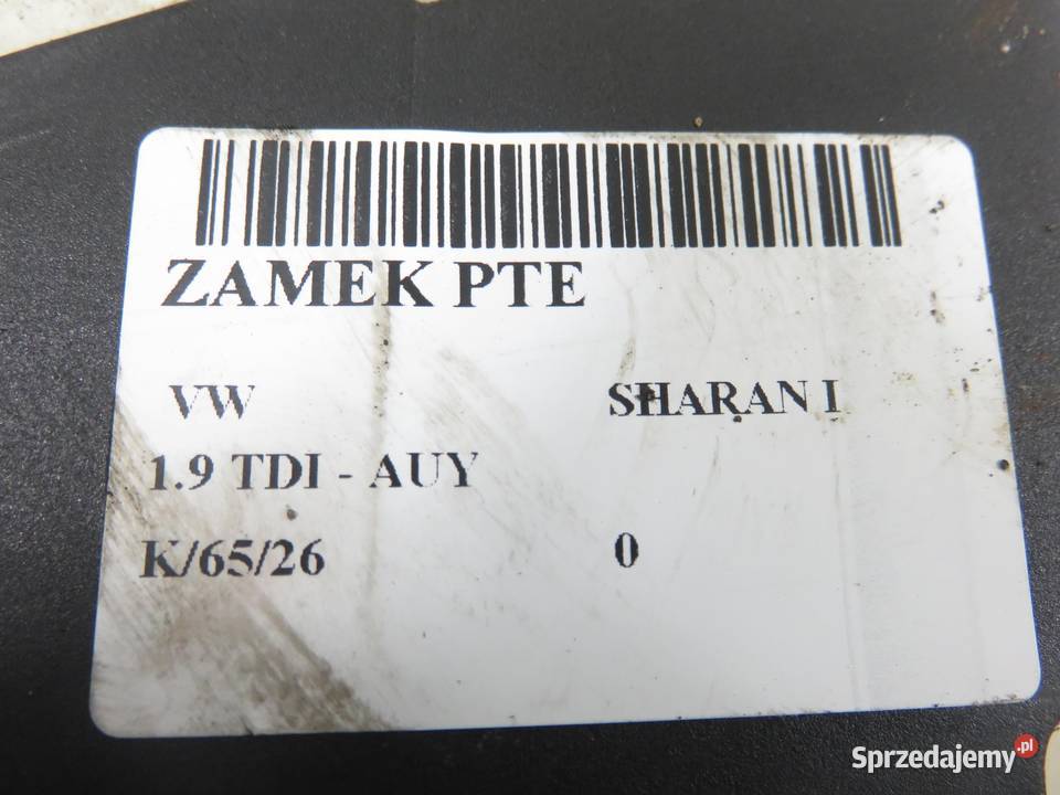 ZAMEK PRAWY TYLNY VW SHARAN I małopolskie