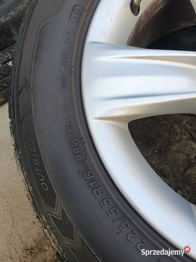 Koła lato felgi aluminiowe 5x120 22555r16 bmw Ziębice sprzedam