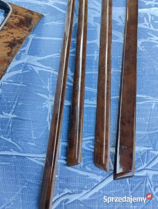 Dekory listwy ozdobne drewno BMW e39 komplet osobowe Pozostałe Żory